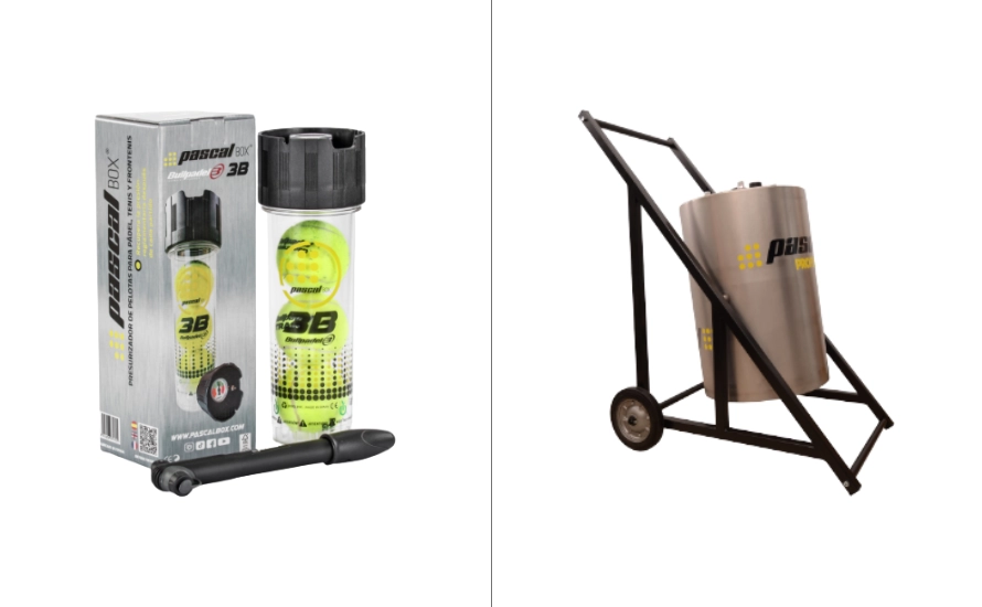 Padel Bälle - Druckbehälter (Pressurizer) verlängert die Lebensdauer der Bälle