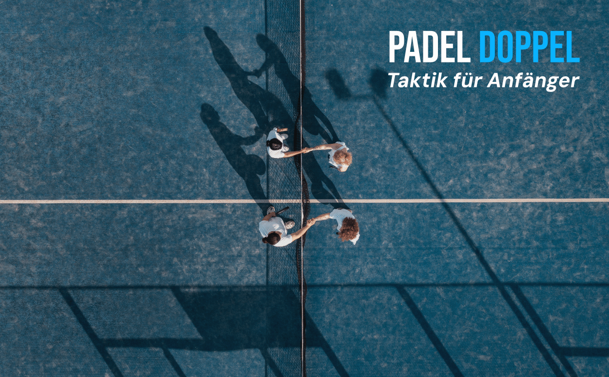 Padel Doppel Taktik - Zwei Spieler in Formation auf dem Padel-Court