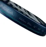 Bullpadel Indiga Power 2026 Padelschlaeger Schlagflaeche mit grossem Bullpadel Logo und Polyglass Oberflaeche