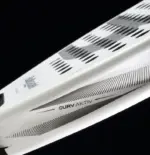 Bullpadel Vertex 05 2026 Padelschlaeger Seitenansicht mit CurvAktiv Rahmenprofil und 38 mm Staerke