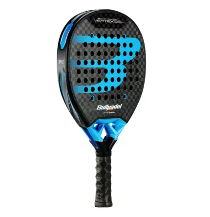 Bullpadel Vertex 05 Hybrid 2026 Padelschlaeger Seitenansicht mit schmalem CurvAktiv Rahmenprofil