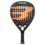 Schwarz-oranger Bullpadel Vertex Advance 2026 Padelschlaeger Vorderseite in Diamantform