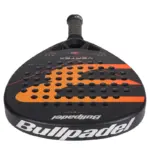 Bullpadel Vertex Advance 2026 Padelschlaeger Diamantkopf von oben mit schwarz-oranger Oberflaeche