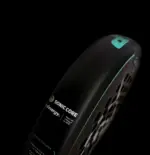 Dunlop Galactica Team 2026 Padelschlaeger tuerkise Griffkappe mit Dunlop Logo im Detail