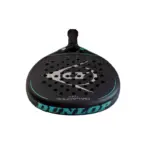 Dunlop Galactica Team 2026 Padelschlaeger Rueckseite mit schwarzem Design und tuerkisen Akzenten