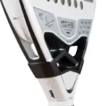 Nox AT10 Genius 12K Alum Xtrem Lite 2026 Padelschlaeger EOS Tunnel Oeffnungen im schwarz-silbernen Rahmen