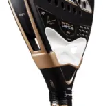 Nox AT10 Genius 18K Alum 2026 Padelschlaeger EOS Tunnel Oeffnungen im schwarzen Rahmen