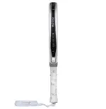 Nox AT10 Genius Attack 12K Alum Xtrem 2026 Padelschlaeger Seitenansicht mit schwarz-grauem Rahmenprofil