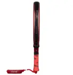 Nox EA10 Ventus Hybrid 12K Xtrem 2026 Padelschlaeger Seitenansicht mit rot-schwarzem Rahmenprofil
