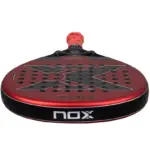 Nox EA10 Ventus Hybrid 12K Xtrem 2026 Padelschlaeger Kopf von oben mit Dual Spin Oberflaeche