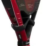 Nox EA10 Ventus Hybrid 12K Xtrem 2026 Padelschlaeger EOS Tunnel und Pulse System am rot-schwarzen Rahmen