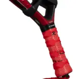 Nox EA10 Ventus Hybrid 12K Xtrem 2026 Padelschlaeger roter Custom Grip Overgrip mit Hexagonal-Textur