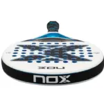 Nox Equation Soft Advanced 2026 Padelschlaeger runder Kopf von oben mit Exclusive Spin Oberflaeche