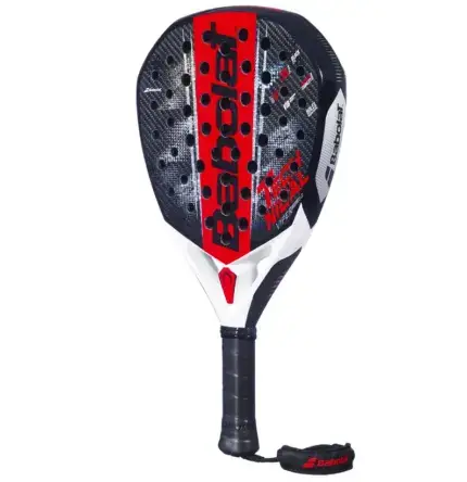 Babolat Technical Viper Soft 3.0 Rückansicht - Carbon-Rahmen mit sichtbarem Babolat-Logo und Dynamic-Stability-System-Herzbereich