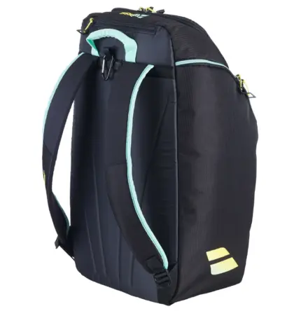 Babolat RH Perf Padel 2nd Gen von der Seite - gepolsterte Rucksacktraeger, wasserabweisendes Polyester, ergonomisches Tragesystem fuer Padel-Spieler