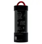 NOX Custom Grip Rueckseite schwarze Verpackung mit HOW TO USE Anleitung Schritt-Illustrationen und QR-Code roter Tragegriff oben