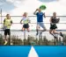 Padel Fitness - Kinder beim Training auf dem Padel-Court