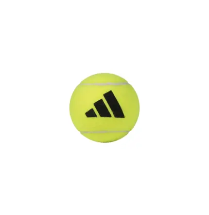 Gelber adidas Speed RX Padelball mit schwarzem adidas Logo und weißer Naht