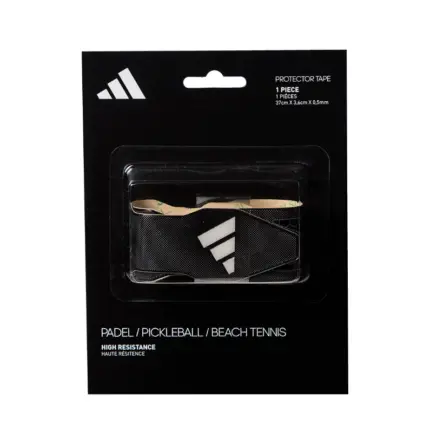 adidas Antishock Protection Tape Rahmenschutz Schwarz in der schwarzen Blisterkarte mit weißem adidas Logo